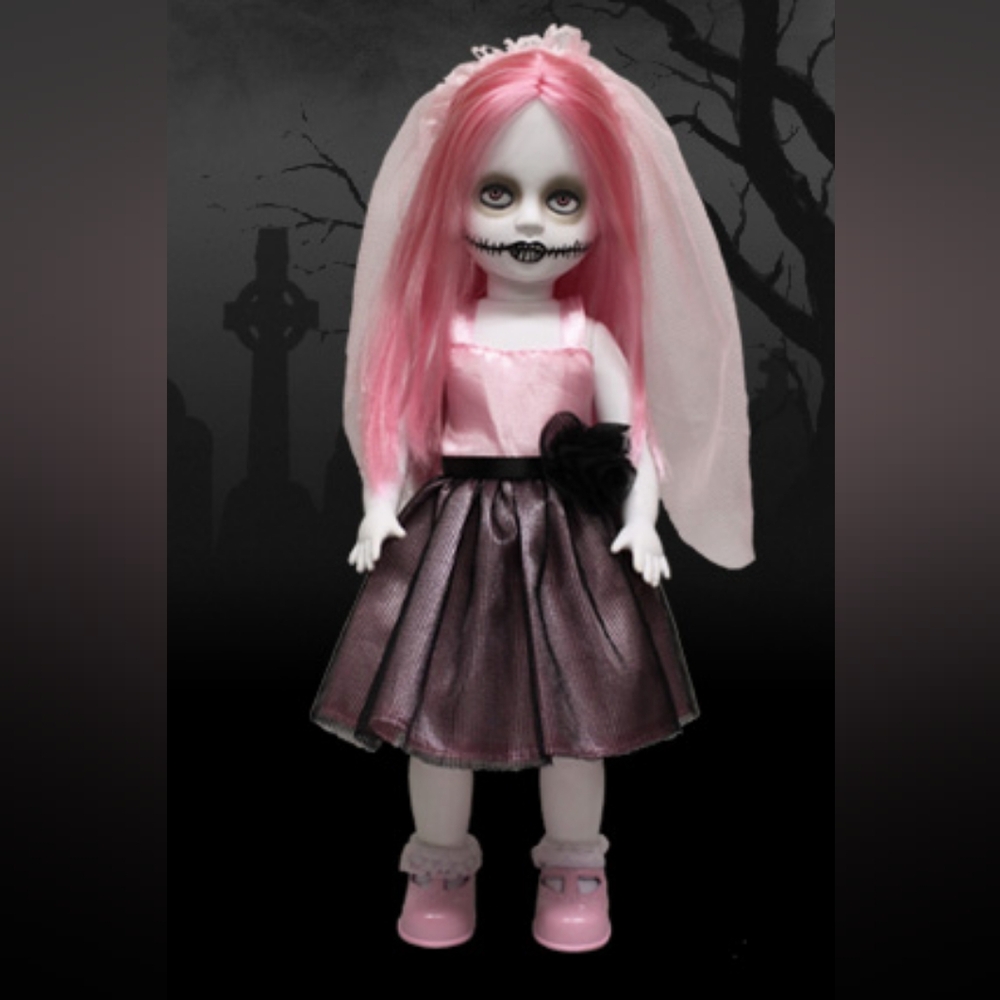 Mezco Toyz Vintage Living Dead Dolls series 28 Tina Pink doll NIB